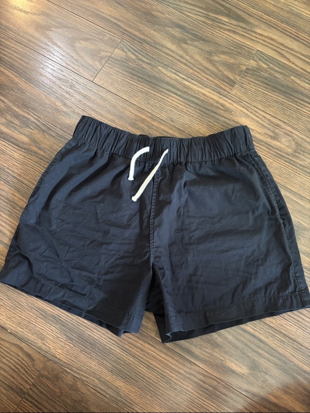 Buck Mason navy blue Drawstring Cotton Shorts